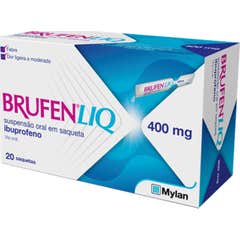 Mylan BrufenLIQ 400 mg Suspensão Oral 20 Saquetas