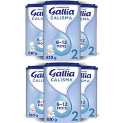 Gallia Calisma Pack Leite Infantil 2 6-12M 6x830 g