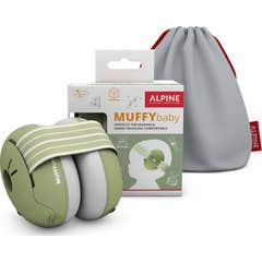Alpine Muffy Baby Auscultadores Cancelamen Ruído Green 1 Unidade