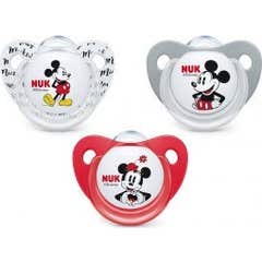 Chupeta Nuk Mickey Mouse silicone T1 1ud