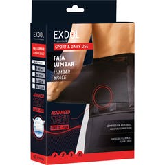 Exdol Cinturão Elástico Respirável Preto T-XL 1ud