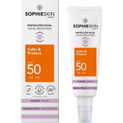 Sophieskin Protetor Facial Calmante Pele Atópica Spf50 50ml