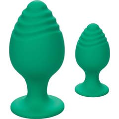 CalExotics Cheeky Plugs Anales Verde 2uds