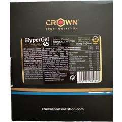Crown Sport Nutrition HyperGel Sabor Neutro com Cafeína 10x75 g