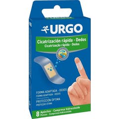 Cicatrização de urgo curativo rápido hidrocolóide dedos 8uds