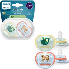 Philips Avent Ultra Air Pacifiers 0-6 Meses 2 peças