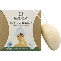 Madreselva Esponja Konjac Natural 1 Unidade