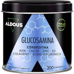 Aldous Bio Glucosamina Condroitina Msm Colagénio Zinco 200comp