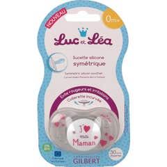 Luc e a chupeta de silicone "I Love My Mom" 0 meses e mais