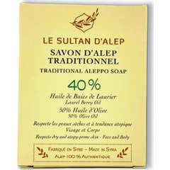 Le Sultan d'Alep Sabonete Alepo 40% 190 g