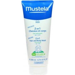 Gel de Limpeza Corporal e Capilar Mustela 2 em 1 200ml