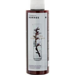 Korres amêndoa e xampu de linhaça 250ml