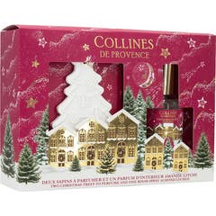 Collines de Provence Coffret 2 Abetos + Fragrância Amêndoa Lichi