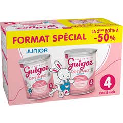 Guigoz Optipro Junior Leite 4ª Idade 2x900 g