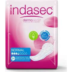 Indasec Normal Compresa Perdidas Leves Bolsa 24 Compresas