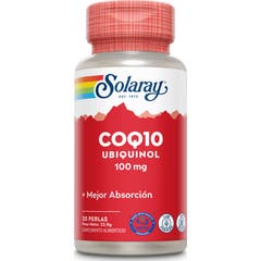 Solaray Ubiquinol Co-Q10 100mg 30 pérolas
