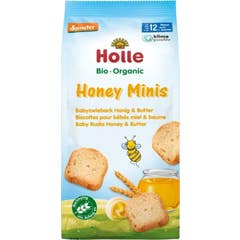 Holle Honey Minis Organic Baby Rusk Honey and Butter +12M 100g