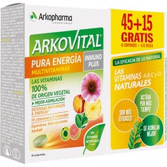 Arkovital Pack Pura Energia Inmunoplus 2x30caps