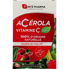 Forté Pharma Acerola Vitamina C Frutos Vermelhos 36comp