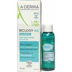 A-Derma Pack Biology AC Global Creme 40ml + Gel Espuma 25ml