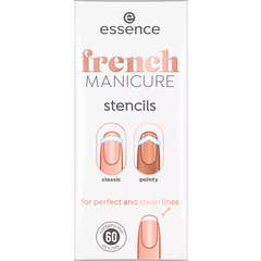 Essence French Manicure Stencils 01 French 60 Unidades