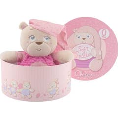 Chicco Soft Cuddles Peluche Urso Rosa 0M+ 1 Unidade