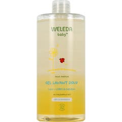 Weleda Baby Gel Limpeza Suave 2 em 1 Calendula Sem Perfume 750 ml