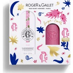 Roger & Gallet Coffret Rose Água Perfumada 100ml + Vela 75g
