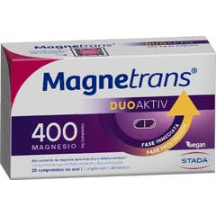 Magnetrans Duo Activ 400 mg Magnésio 20 comp