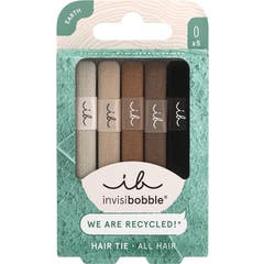 Invisibobble Earth Hair Tie Elásticos Cabelo Mocha 5 Unidades