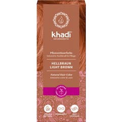 Khadi Light Brown Dye 100% Veget 100g