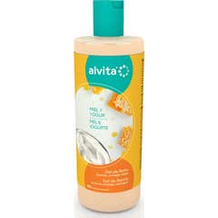Banho de gel de Alvita mel e iogurte 750ml