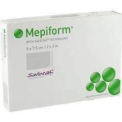 Pensos Auto-Adesivos de Silicone Mepiforme 5x7,5cm 5uts
