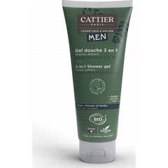 Cattier Men Gel de Banho 3 em 1 200ml