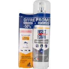 Insect Ecran Repelente + Gel Calmante Pele Adultos Crianças 100 ml