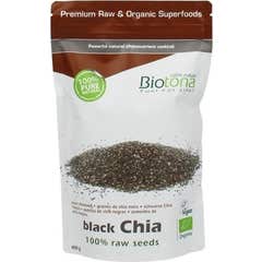 Biotona Organic Chia Seeds Preto Sementes 400g