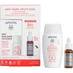 Apivita Bee Sun Safe Reparação Antienvelhecimento Diário SPF50 50 ml + Presente Sérum 10 ml