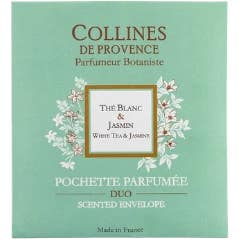 Collines De Provence Bolsa Perfumada Duo Chá Branco Jasmim 6 g