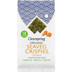 ClearSpring Snack Seaweed Nori Turmeric Bio 4g