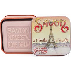 La Savonnerie de Nyons Sabonete Lata Metálica Torre Eiffel 100g