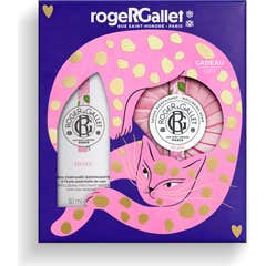 Roger & Gallet Caixa Água Perfumada Bem-Estar Rosa 30ml e Sabonete 100g