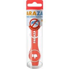 Axamed Parazap Pulseira Repelente de Mosquitos laranja 1 Unidade