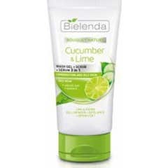 Gel Bielenda + Exfoliante + Pepino e Soro de Lima 175ml