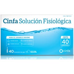 Cinfa Solução fisiológica 40 pcs