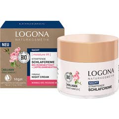 Logona Creme Noite Reafirmante Rosas Sementes de Maçã Bio 50ml