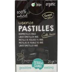 Terrasana Pastilhas de alcaçuz com anis 25g
