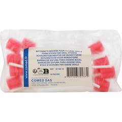Comed Bastões de Cuidado Bucal Espuma 15 cm 10 unid.