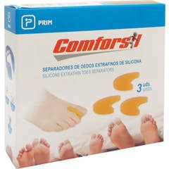Comforsil Separador Dedos Extrafino Silicone CC206 TS 3 Unidades