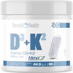 Natural Health Vitamin D3+K2 90caps