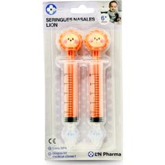 L2n Seringas Nasais Bebê Leões 2 Unidades